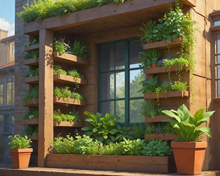 Como montar uma horta vertical sustentável em casa