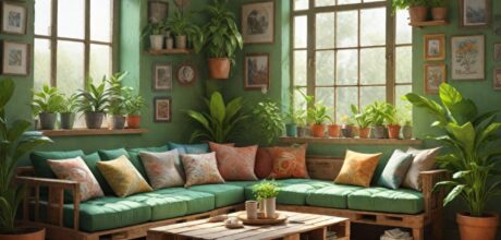 10 ideias de decoração ecológica com materiais reciclados