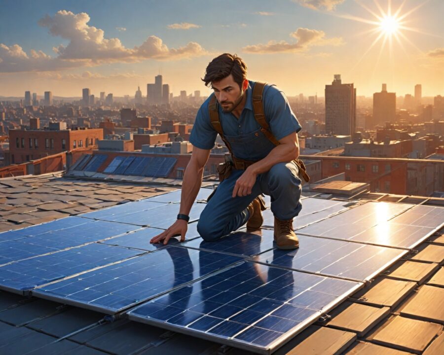 Como montar um sistema de energia solar residencial simplificado