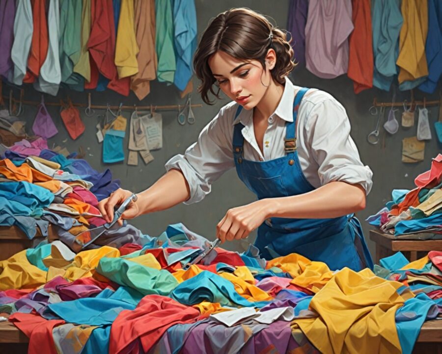 Como transformar roupas velhas em panos de limpeza facilmente