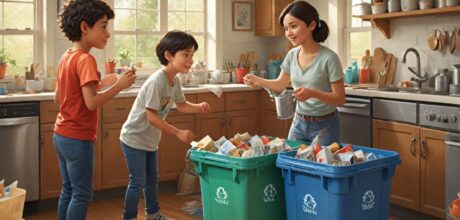 Como engajar a família na prática da reciclagem em casa