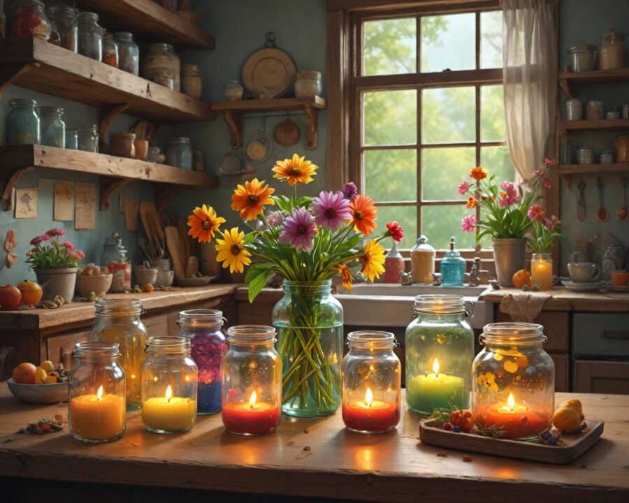 10 ideias criativas para reutilizar potes de vidro em casa