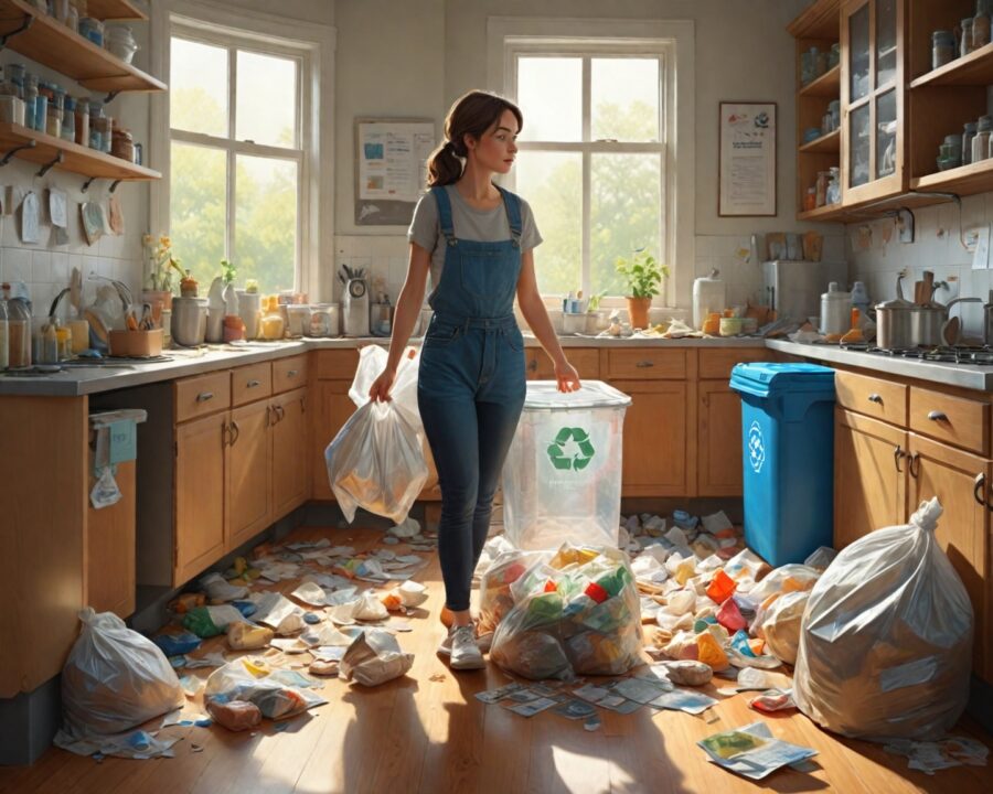 Como separar corretamente o lixo reciclável em casa
