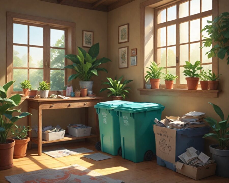 Como montar uma estação de reciclagem em casa: guia prático