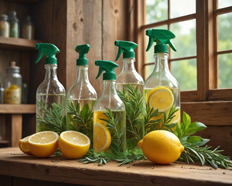 10 ideias criativas para produtos de limpeza naturais e sustentáveis